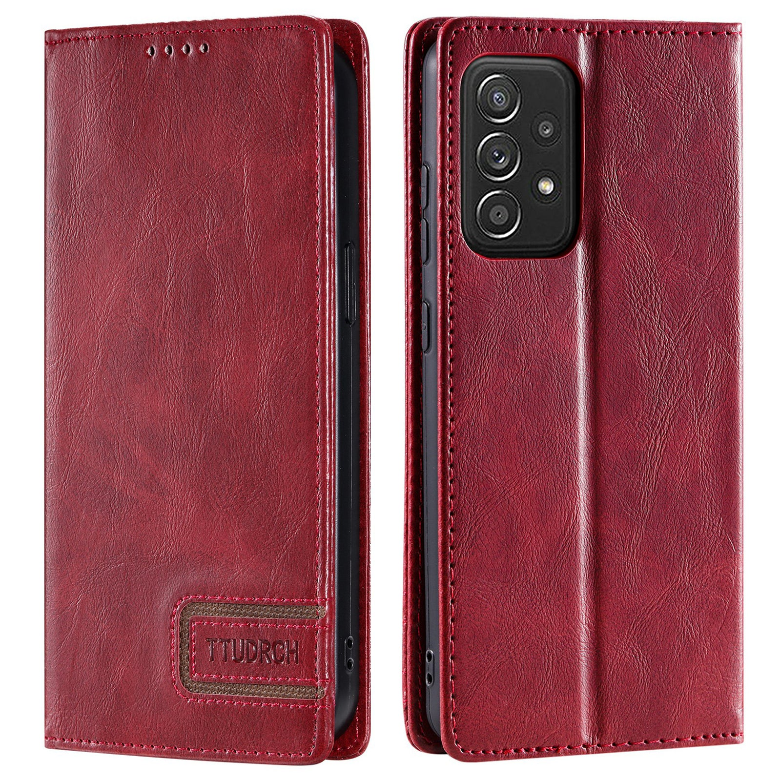 TTUDRCH Style 007 Leather Phone Cover for Samsung Galaxy A53 5G RFID Blocking Wallet Stand Case TTUDRCH Style 007 Leather Phone Cover for Samsung Galaxy A53 5G RFID Blocking Wallet Stand Case